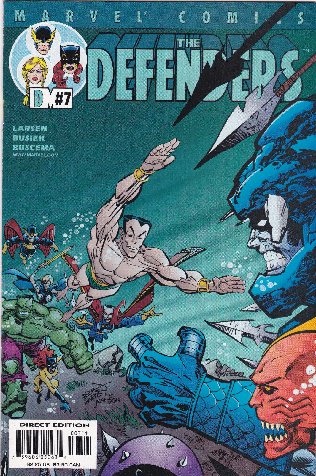 The Defenders #7, Vol. 2 (2001-2002) Marvel Comics,High Grade