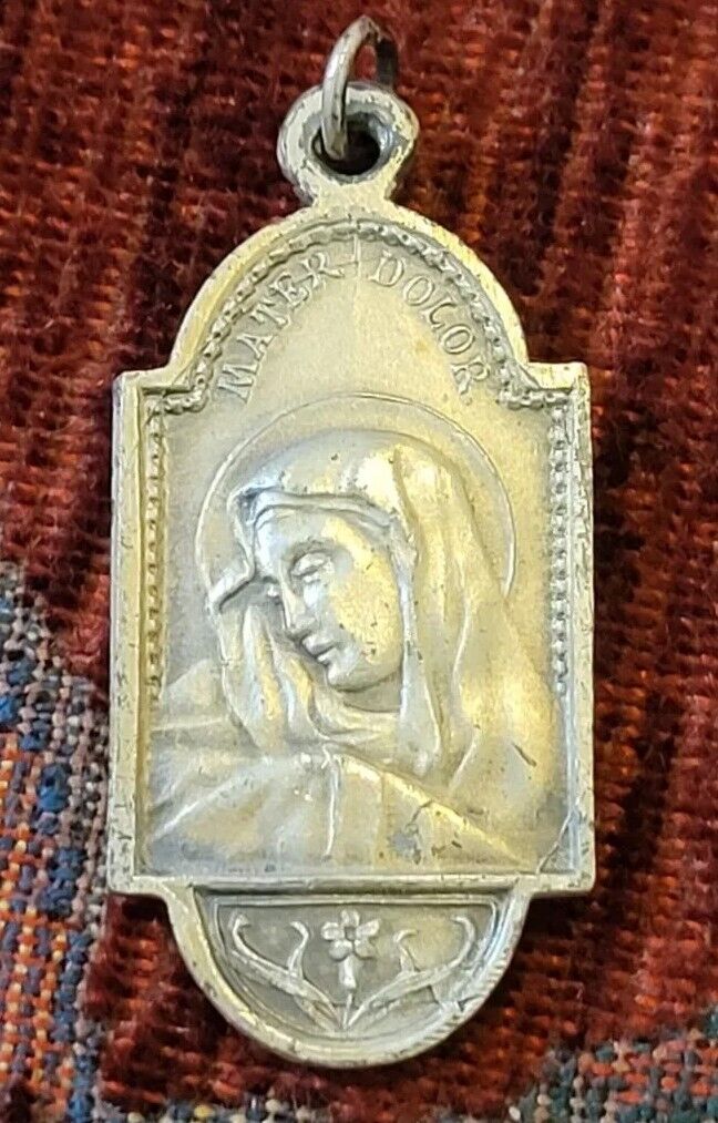 Mater Dolor (Mother of Sorrows) Vintage & New Medal Catholic France Religious 