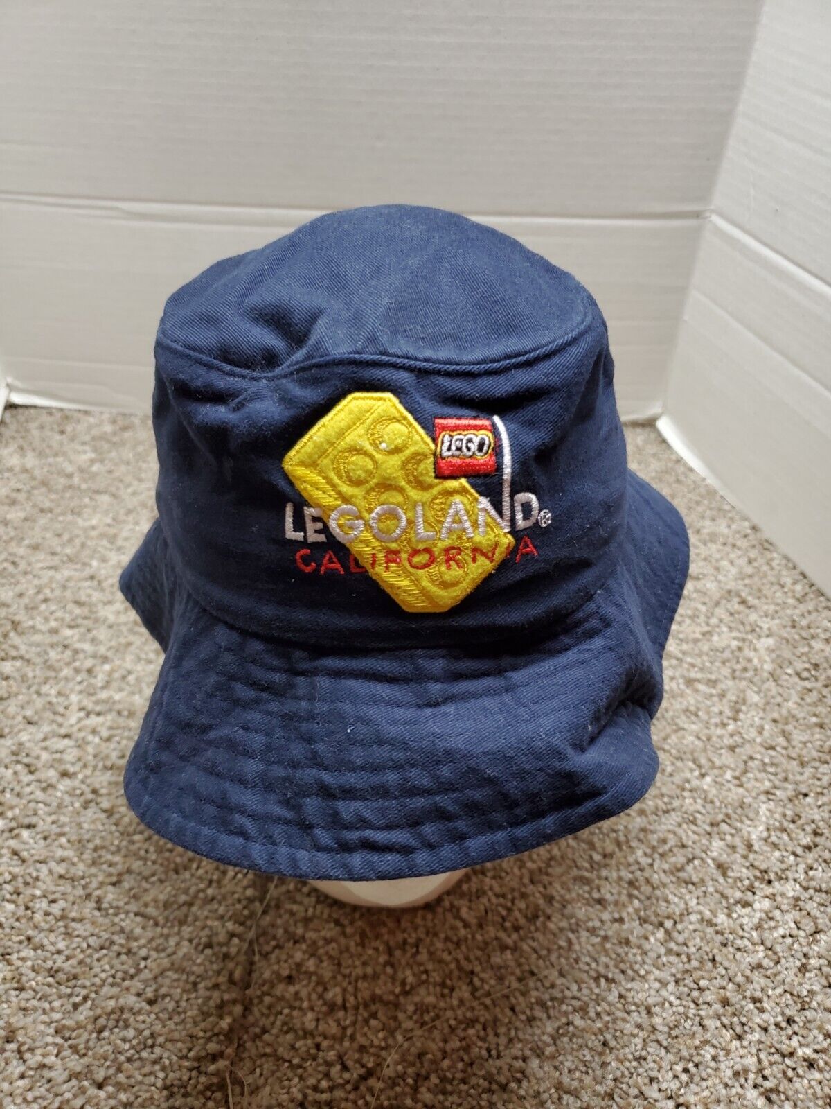 LEGOLAND California Bucket Hat Youth One Size Blue Embroidered Cotton