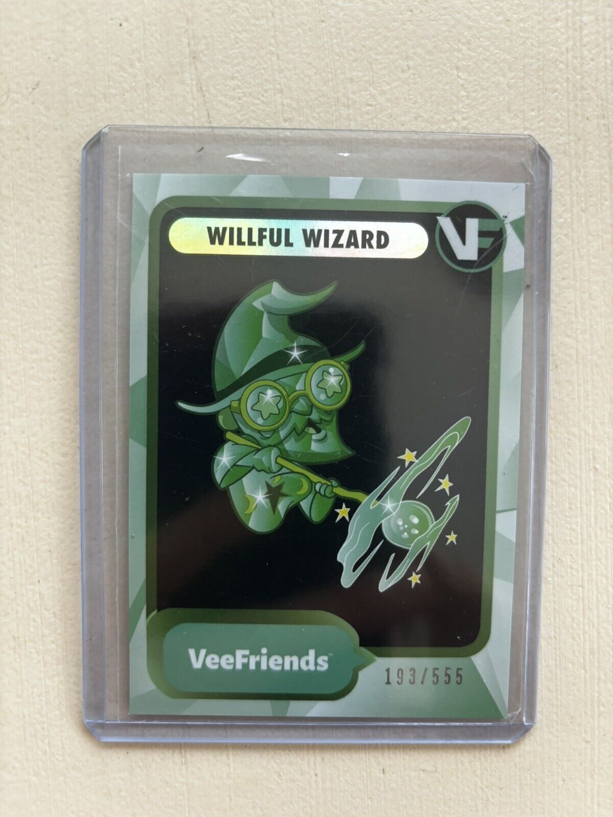 VeeFriends Willful Wizard Emerald #193/555 NSCC 2023 Exclusive Gary Vee