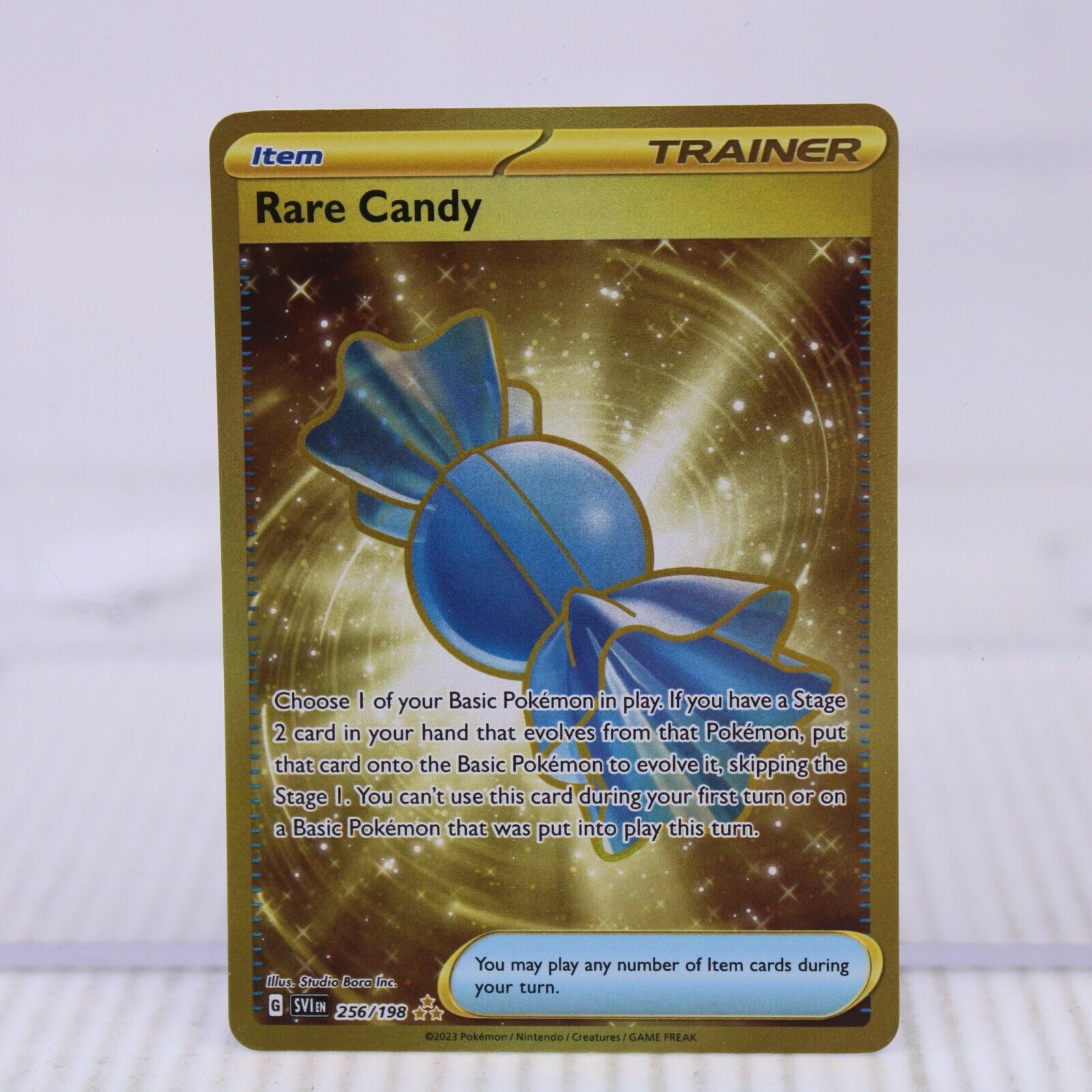 A7 Pokémon Card TCG Scarlet & Violet Rare Candy Hyper Rare 256/198