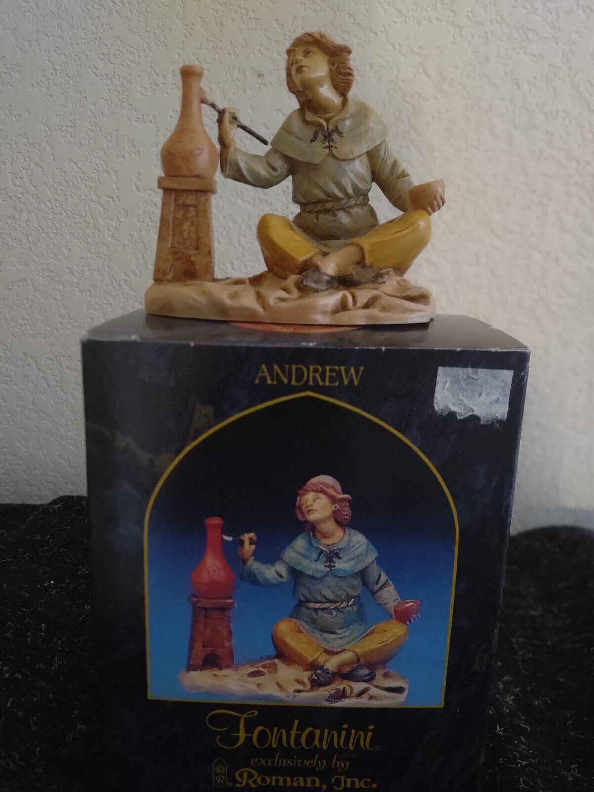 Fontanini  1998 Andrew the Potter Figure Depose Italy #161 Nativity Figurine