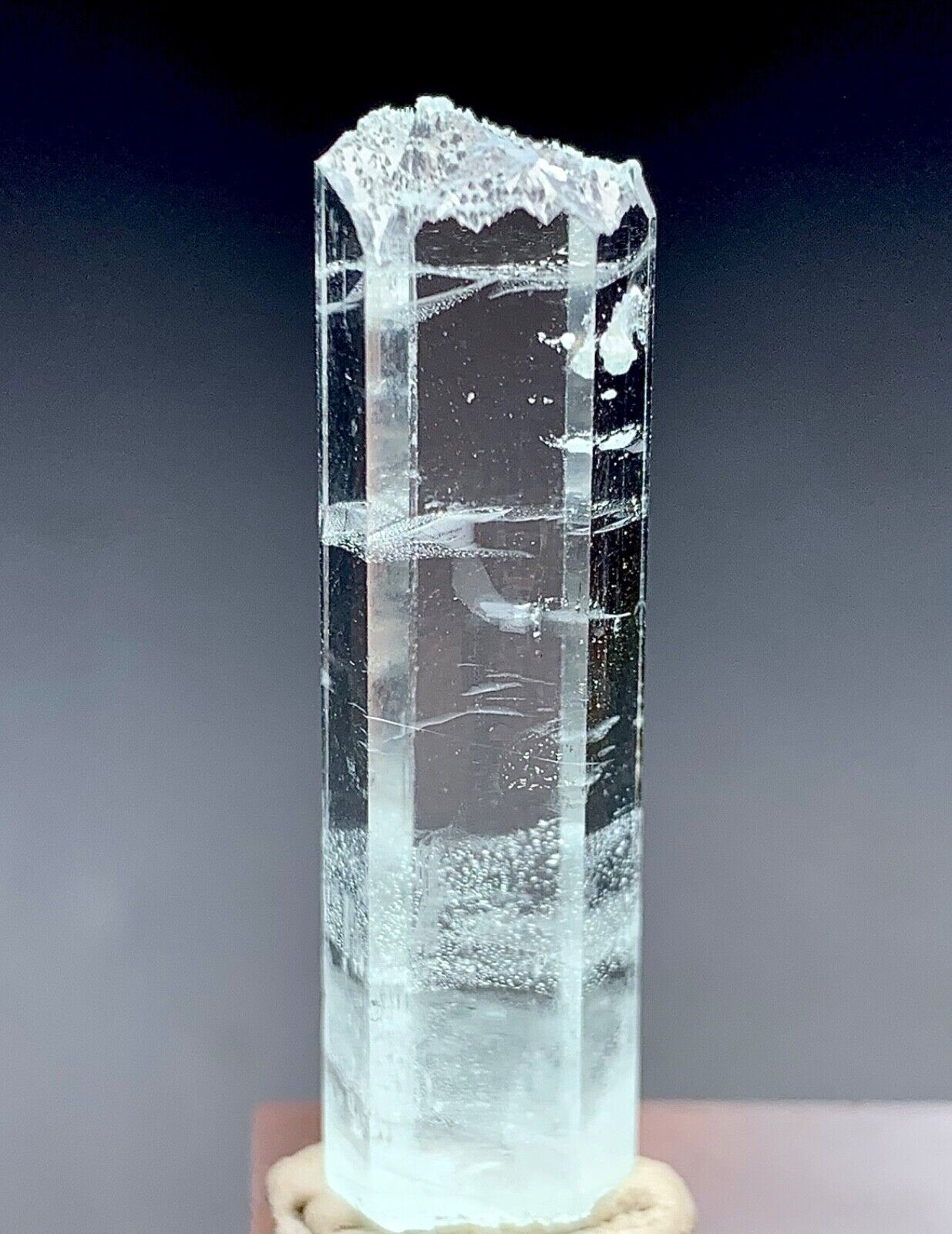 30 Carat Etched Aquamarine Crystal From Skardu Pakistan