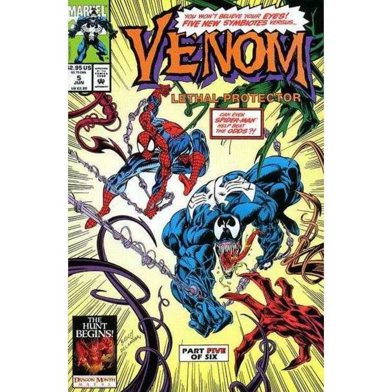Venom: Lethal Protector (1993 series) #5 in NM minus cond. Marvel comics [e@