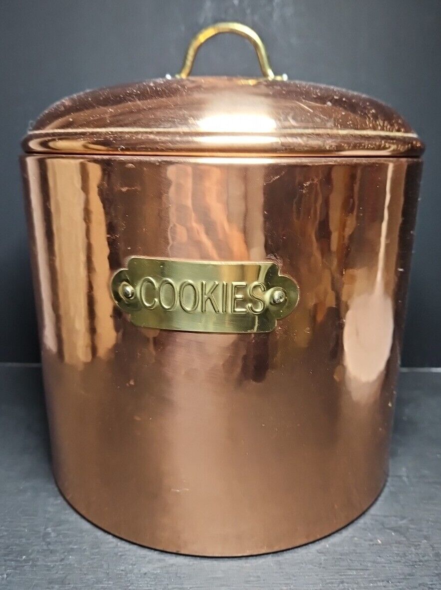 VTG Copper Canister Minor Distressed Patina