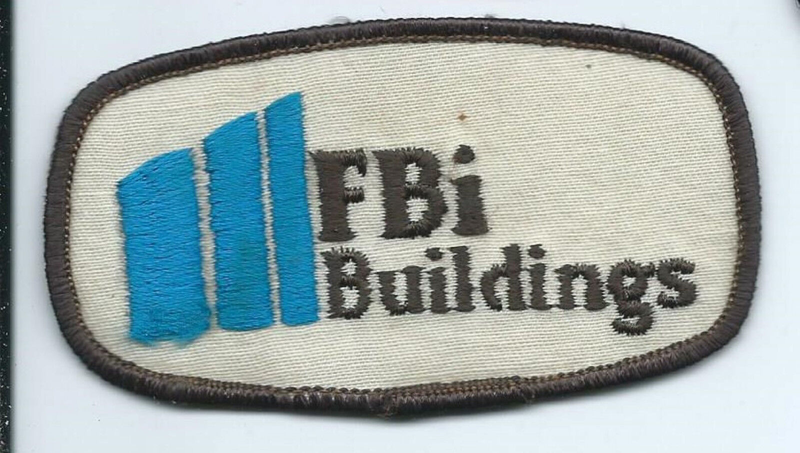 FBI Buildings advertising patch 2 X 3-5/8 #1473