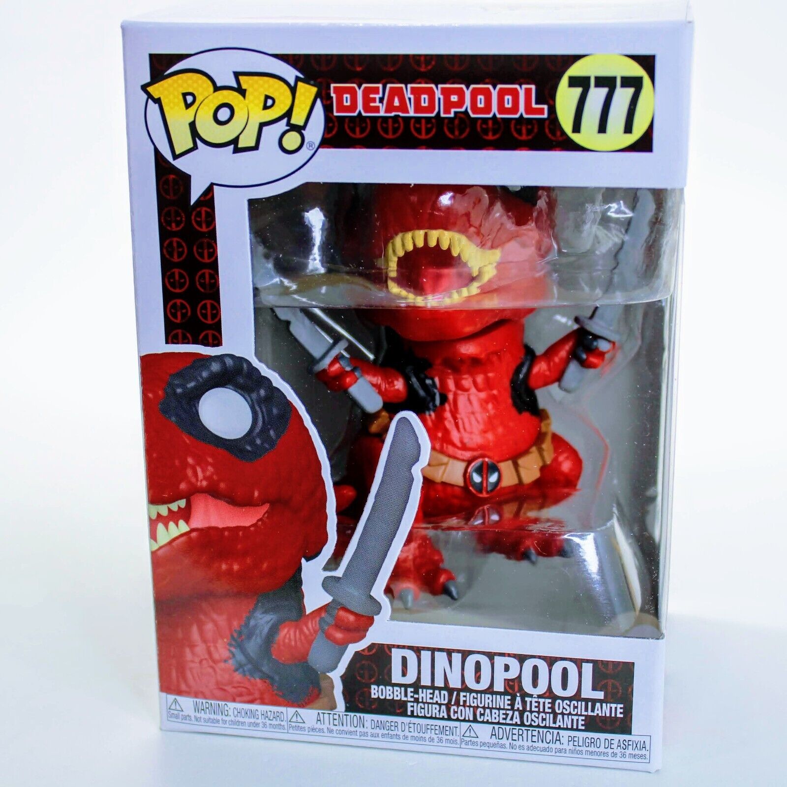 Funko Pop Marvel Deadpool 30th Anniversary Dinopool Vinyl Figure # 777