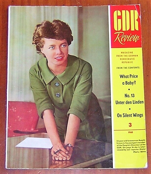 GDR Review #3 1960 East German Democratic Republic Communist Propaganda Magazine