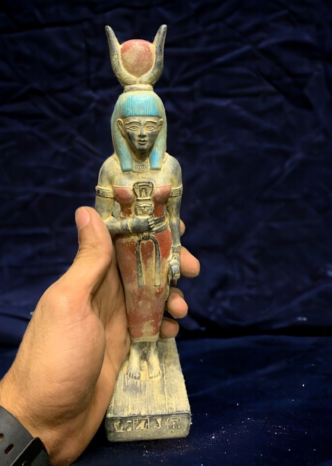 Hathor Ancient Egyptian Goddess Heaven and happiness Statue Unique Egyptian BC