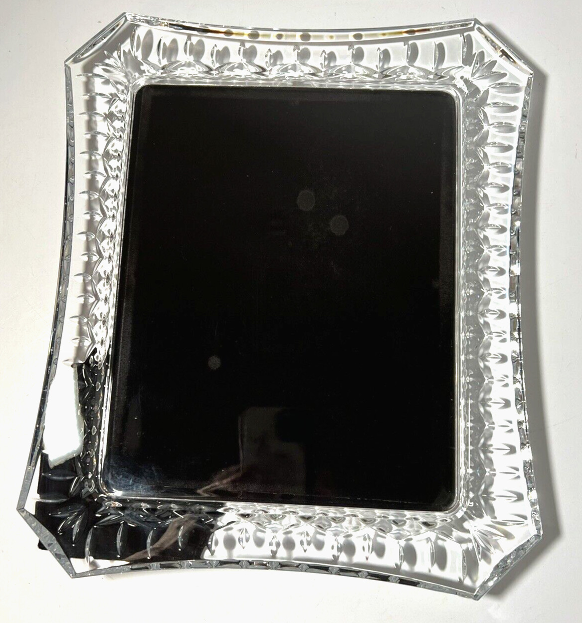 Waterford Crystal, Lismore 8x10 Diamond & Wedge Cut Picture Frame