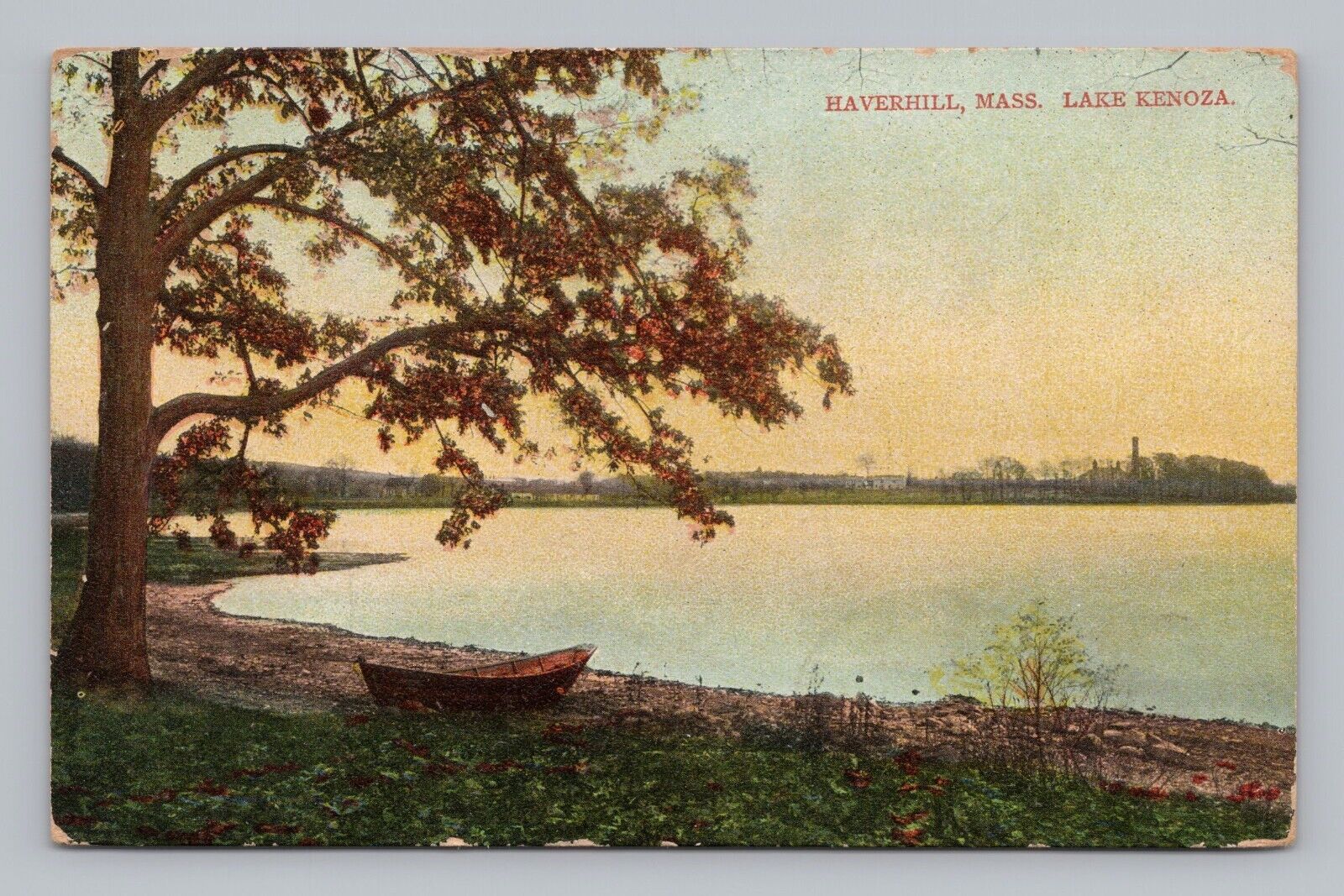 Haverhill Massachusetts Lake Kenoza c1908