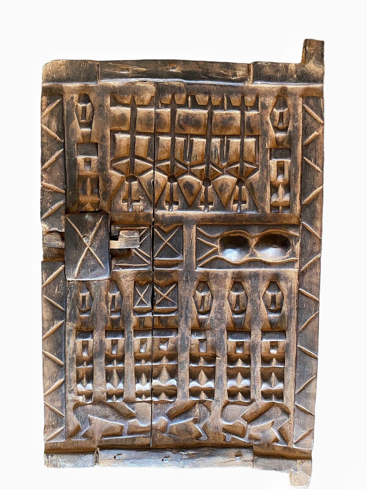 Genuine Antique Mali Dogon Door Granary Shutter | African Art | African Carving
