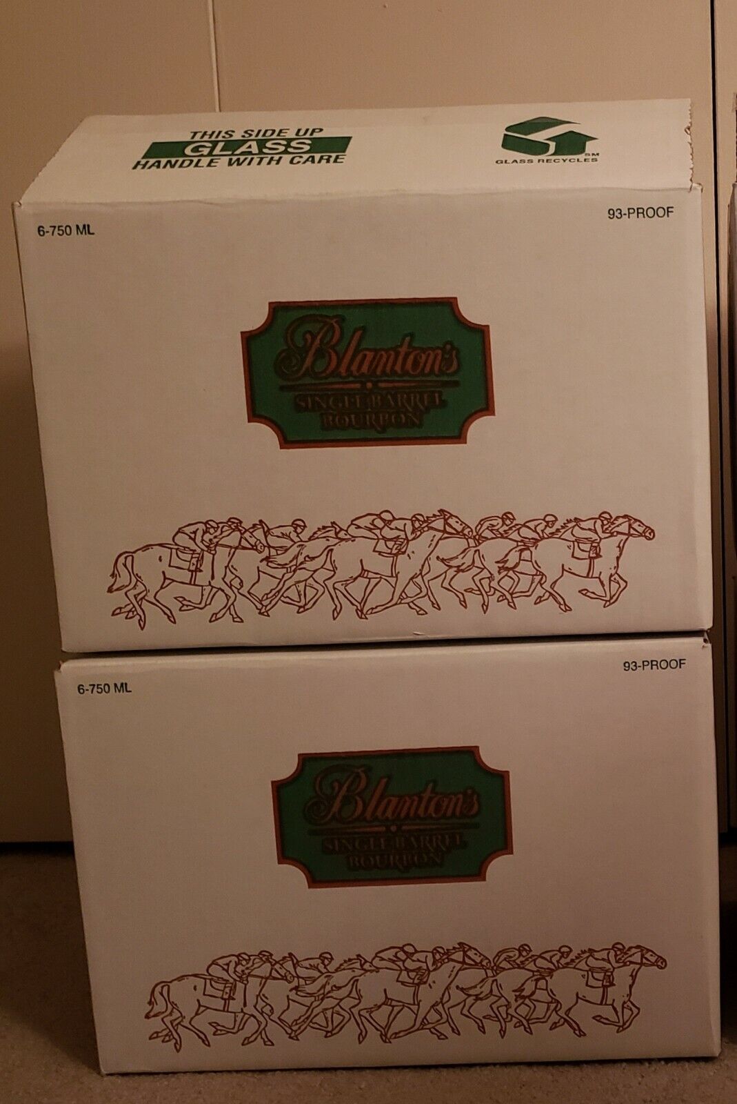 (Quantity 2) Blanton\'s Bourbon Boxes - Empty Boxes