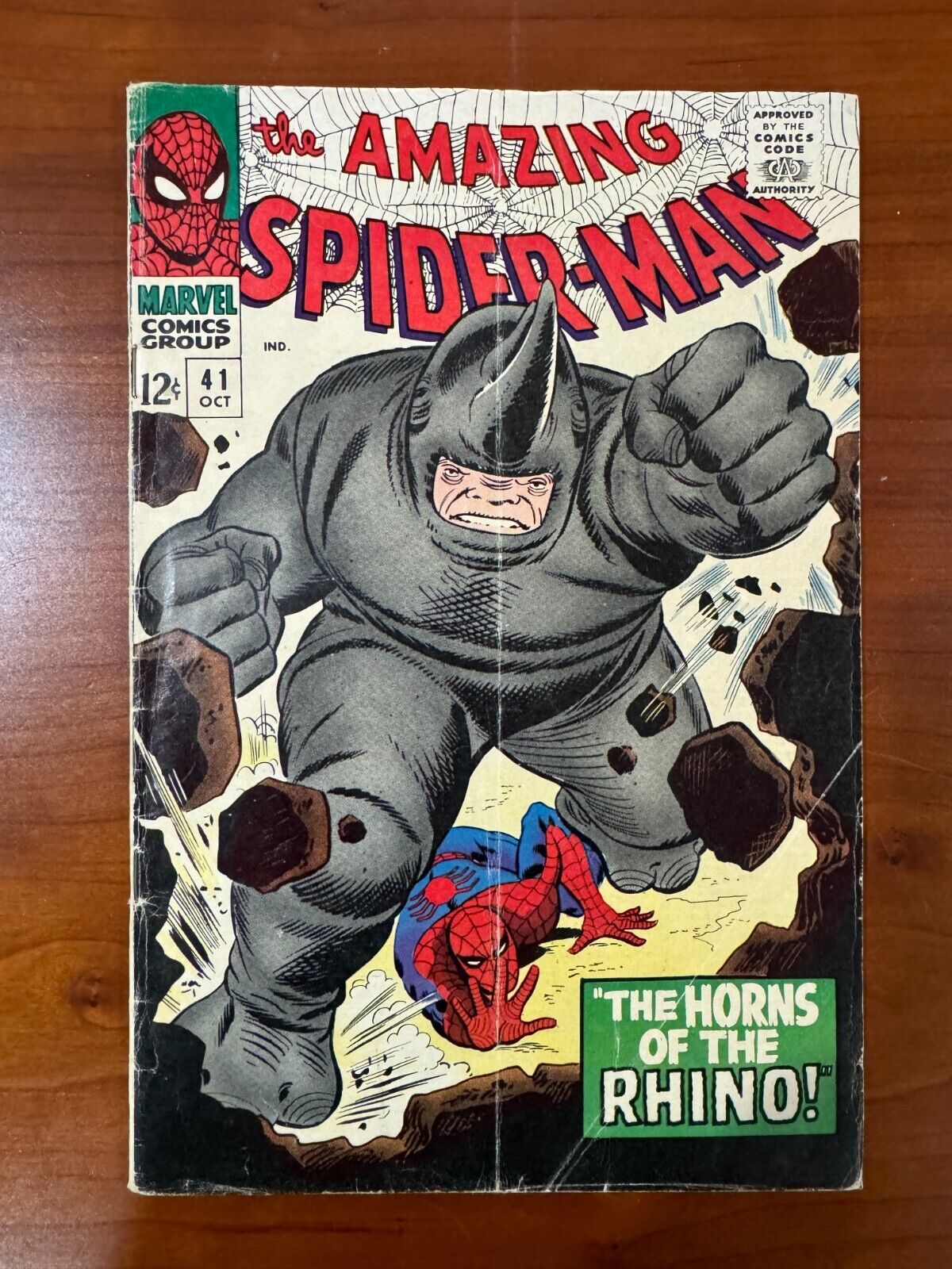 Amazing Spider-Man # 41 Marvel 1966 First Appearance Rhino