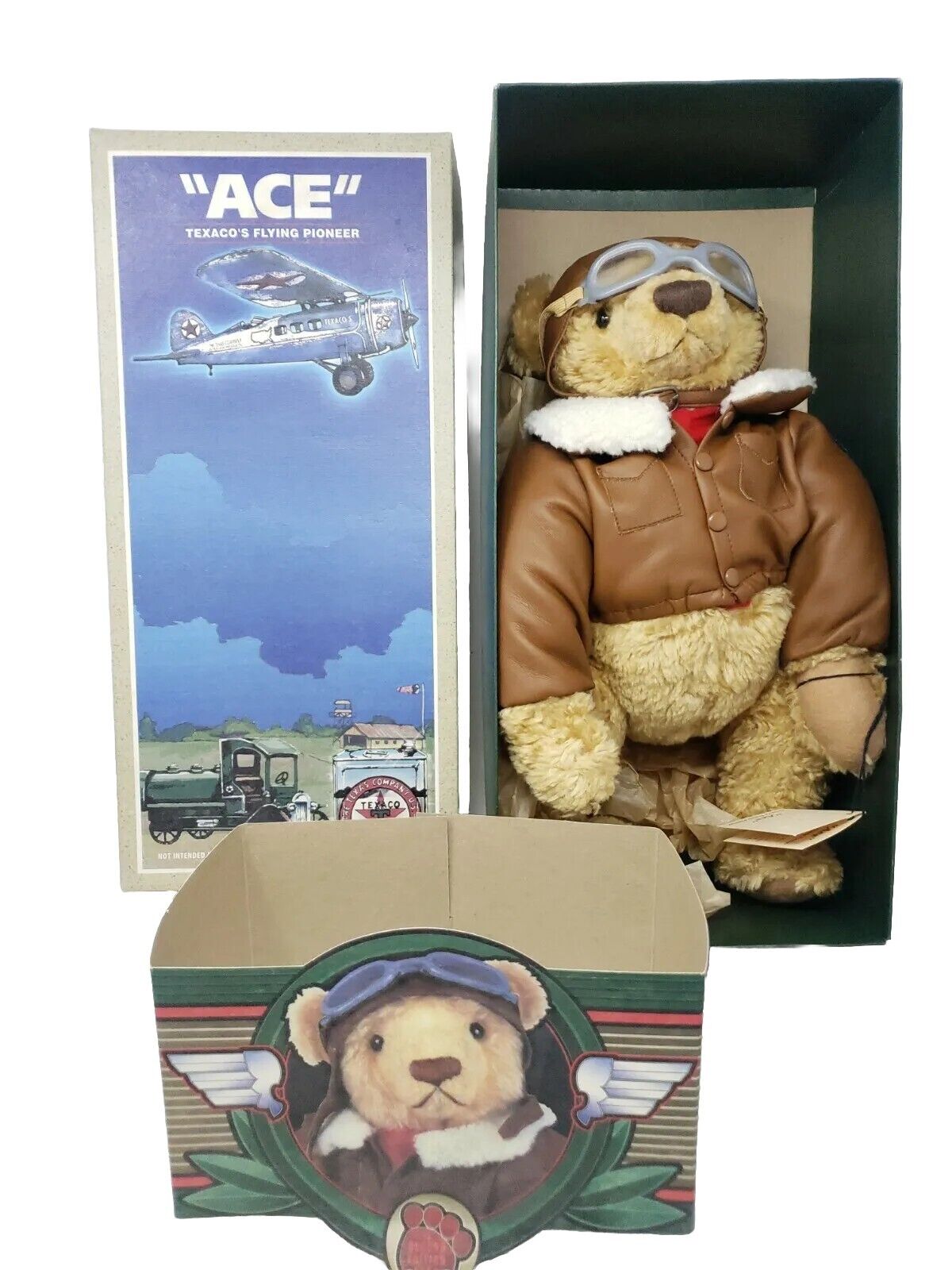 Ace The  Texaco Bear Second Edition 1998 New with Tags in Box USA Complete NEW