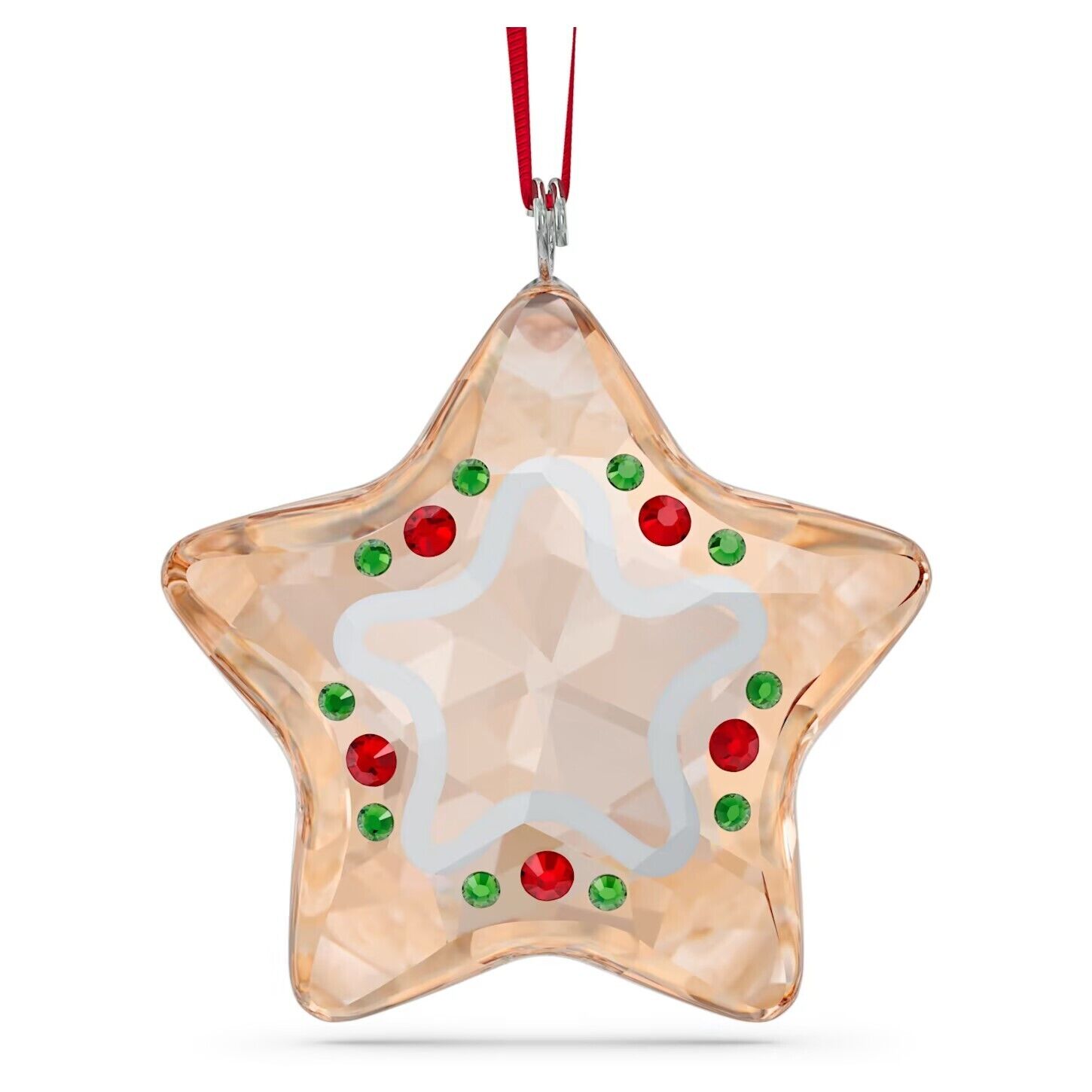 Swarovski Crystal Holiday Cheers Gingerbread Star Ornament, Multicolored 5627610