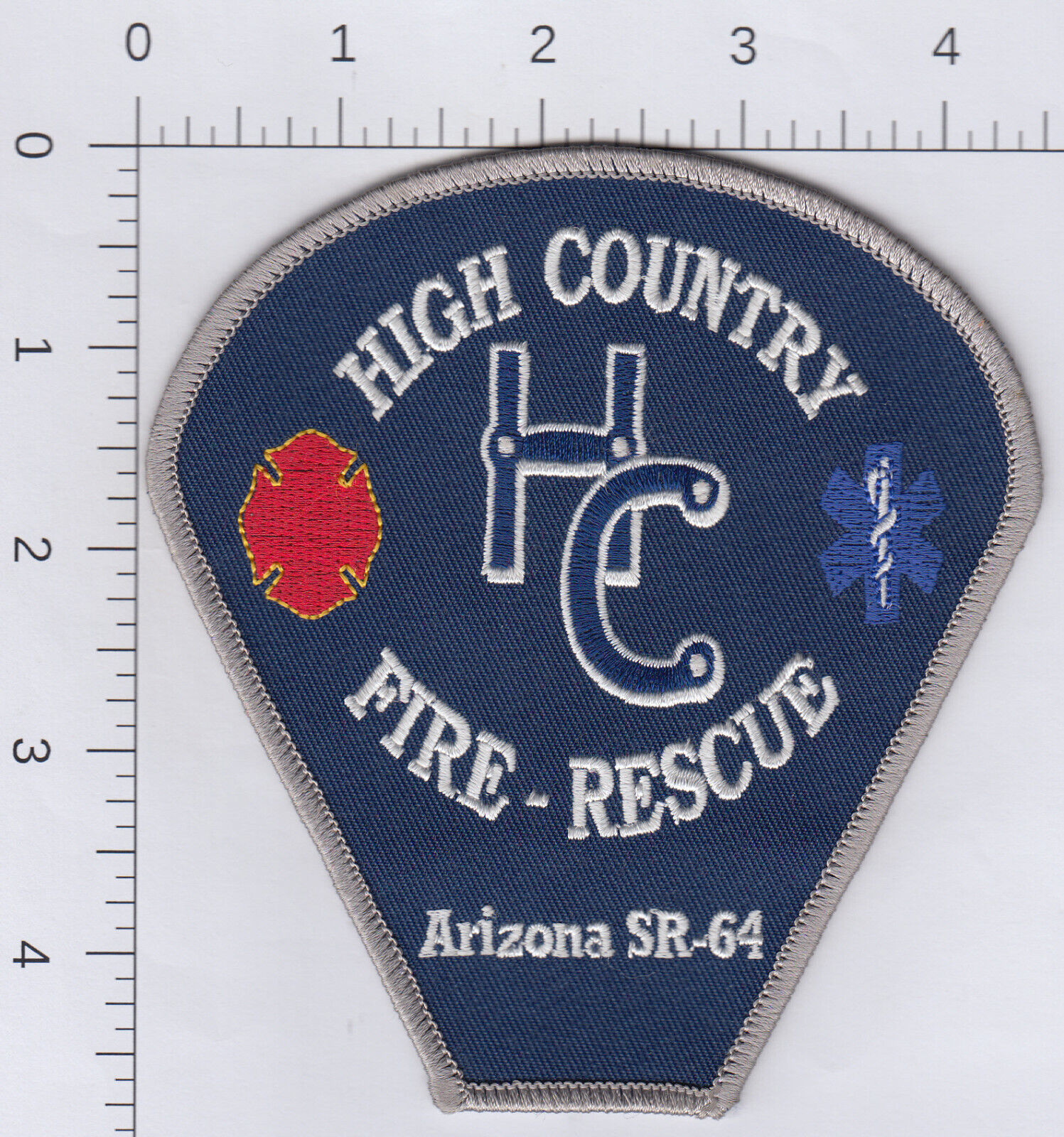 Arizona SR-64 High Country Fire-Rescue patch. See scan.