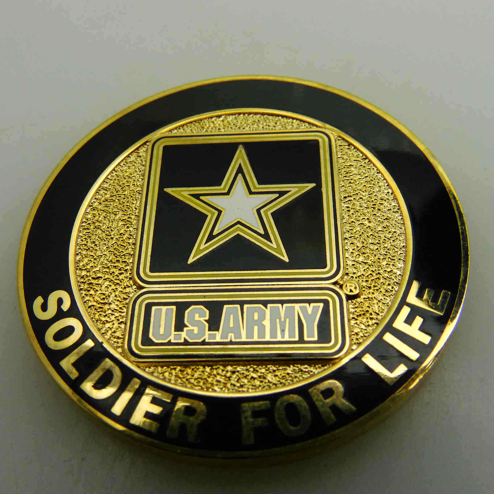 U.S.ARMY SOLDIER FOR LIFE PRTVATE FIRST CLASS CHALLENGE COIN