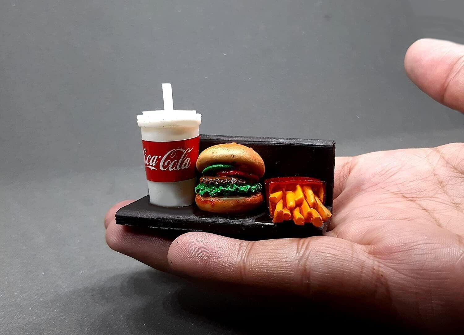 Happy Meal Miniature Handmade 3D Fridge Magnet India Souvenir