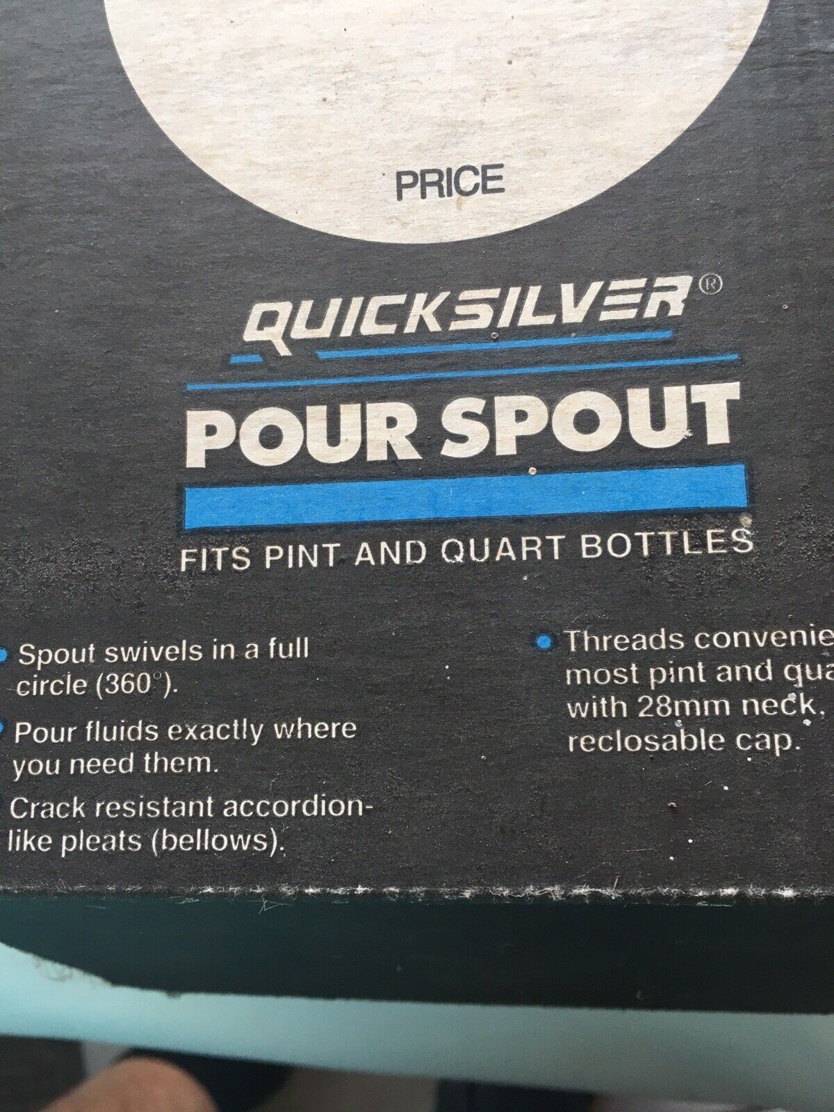 NOS Quicksilver Oil Pour Spout Quantity 2