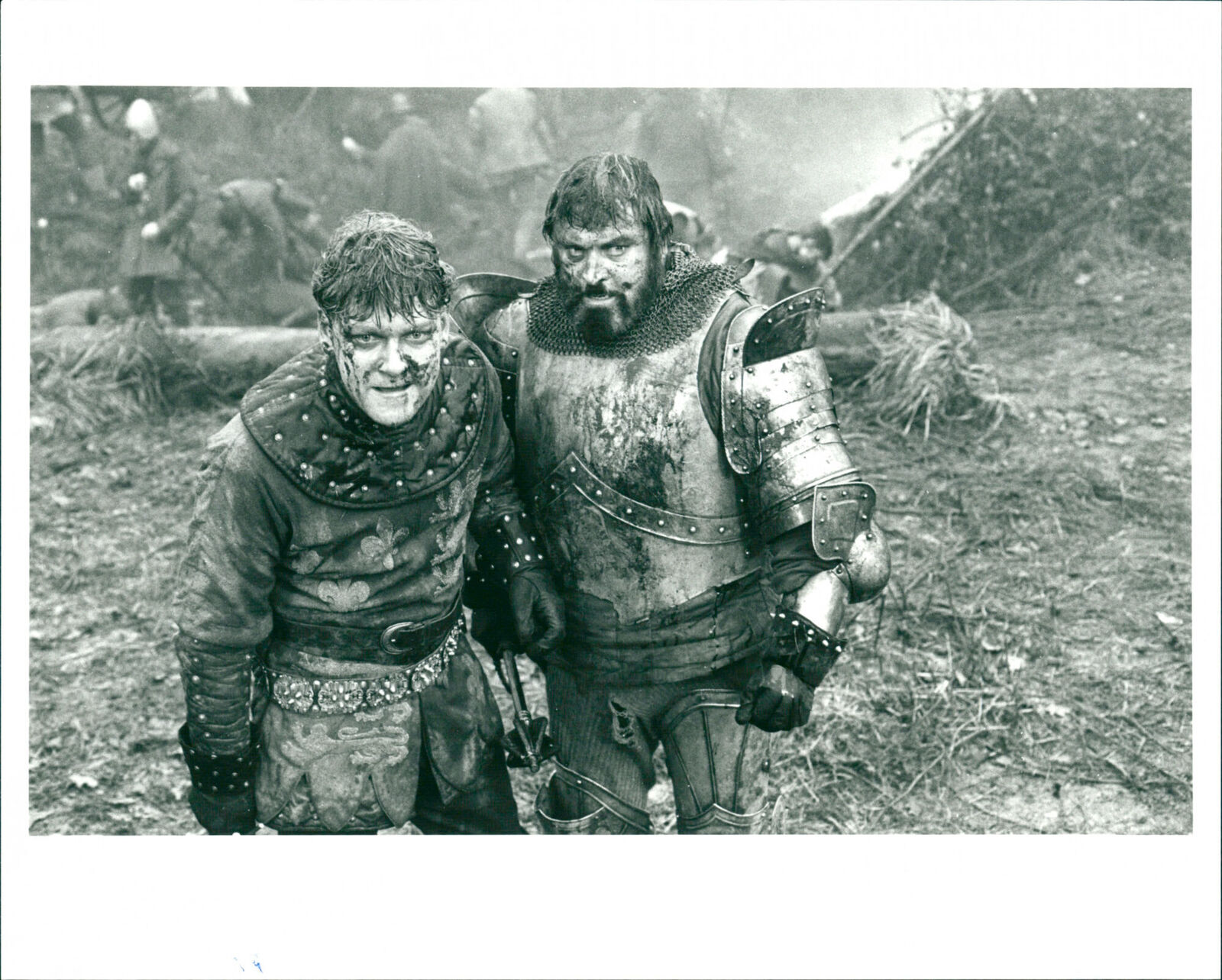 Kenneth Branagh and Brian Blessed in Henry V - Vintage Photograph 2733319