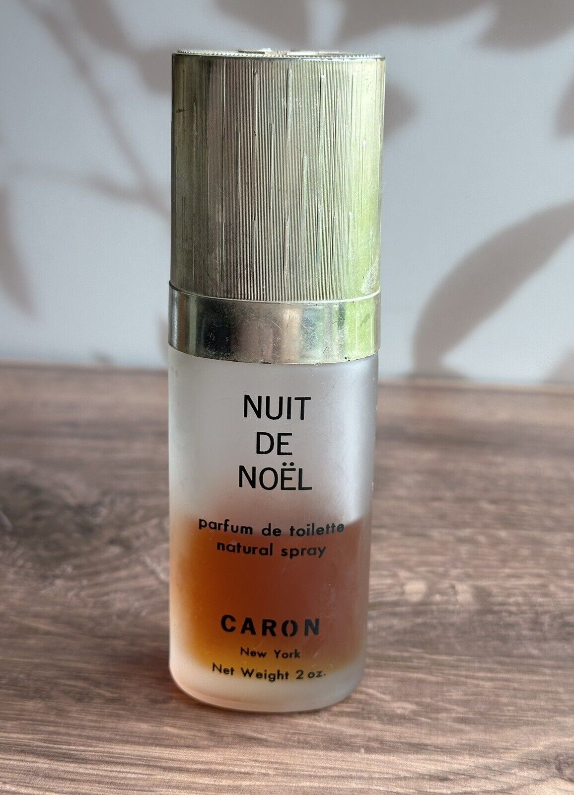 Vintage CARON NUIT DE NOEL Parfum De Toilette 2 fl oz 50% full 