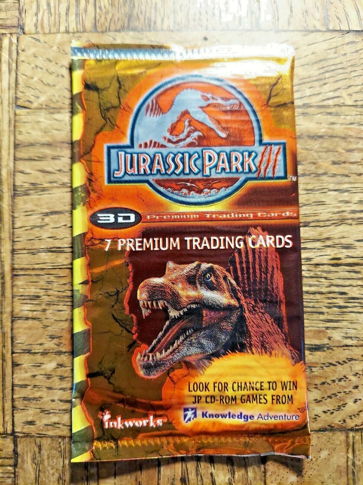 JURASSIC PARK lll TRADING CARDS IN 3D 