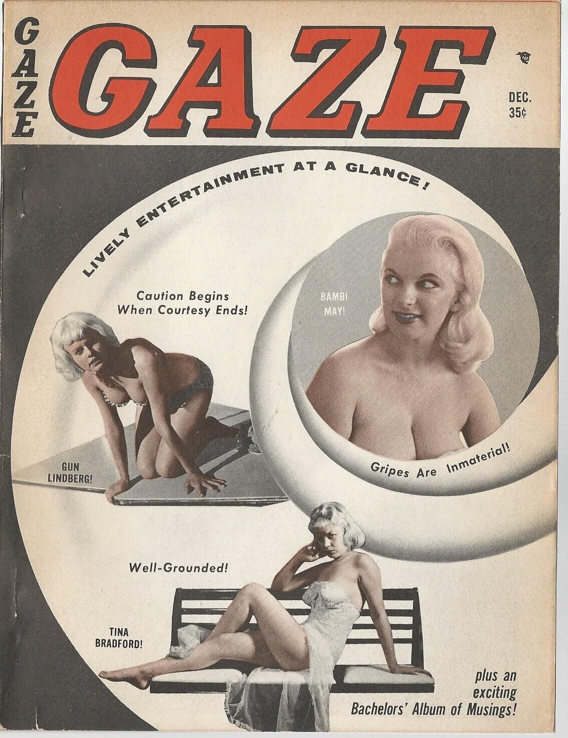 Humorama Gaze Magazine December 1961 Bill Wenzel Dan DeCarlo Tempest Storm