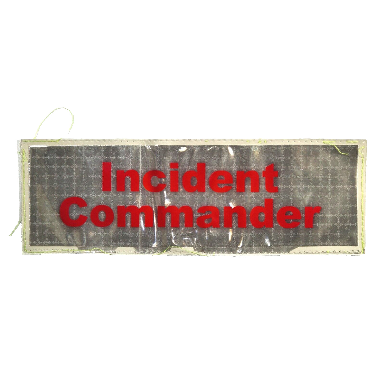British Fire & Rescue Service Reflective Patch Incident Commander size 29x 10 cm