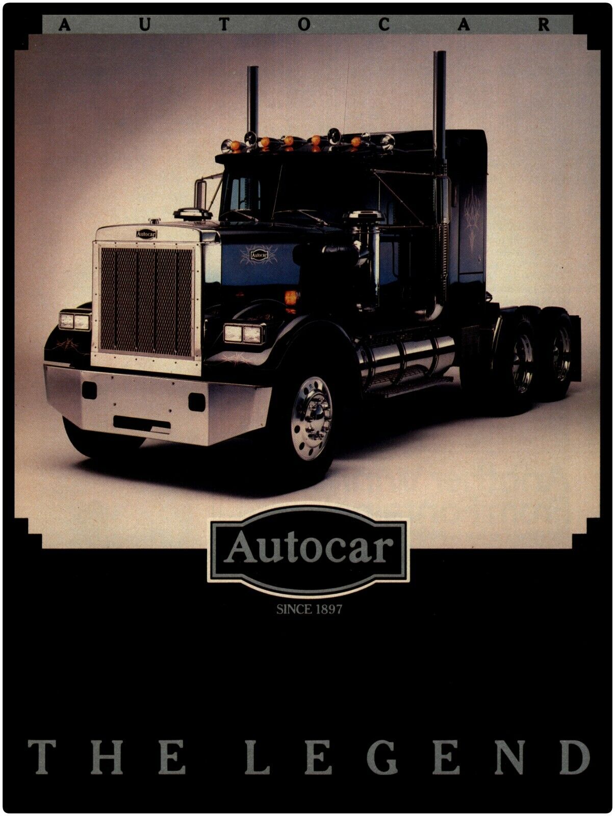 1984 Autocar Trucks New Metal Sign: \