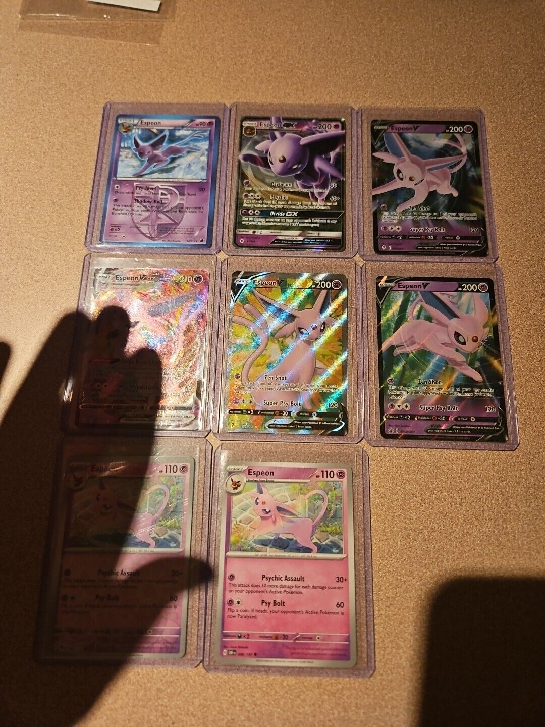 Pokémon Cards Lot Of 8 Espeon Most Are Nm-m 1 Or 2 Are Lp