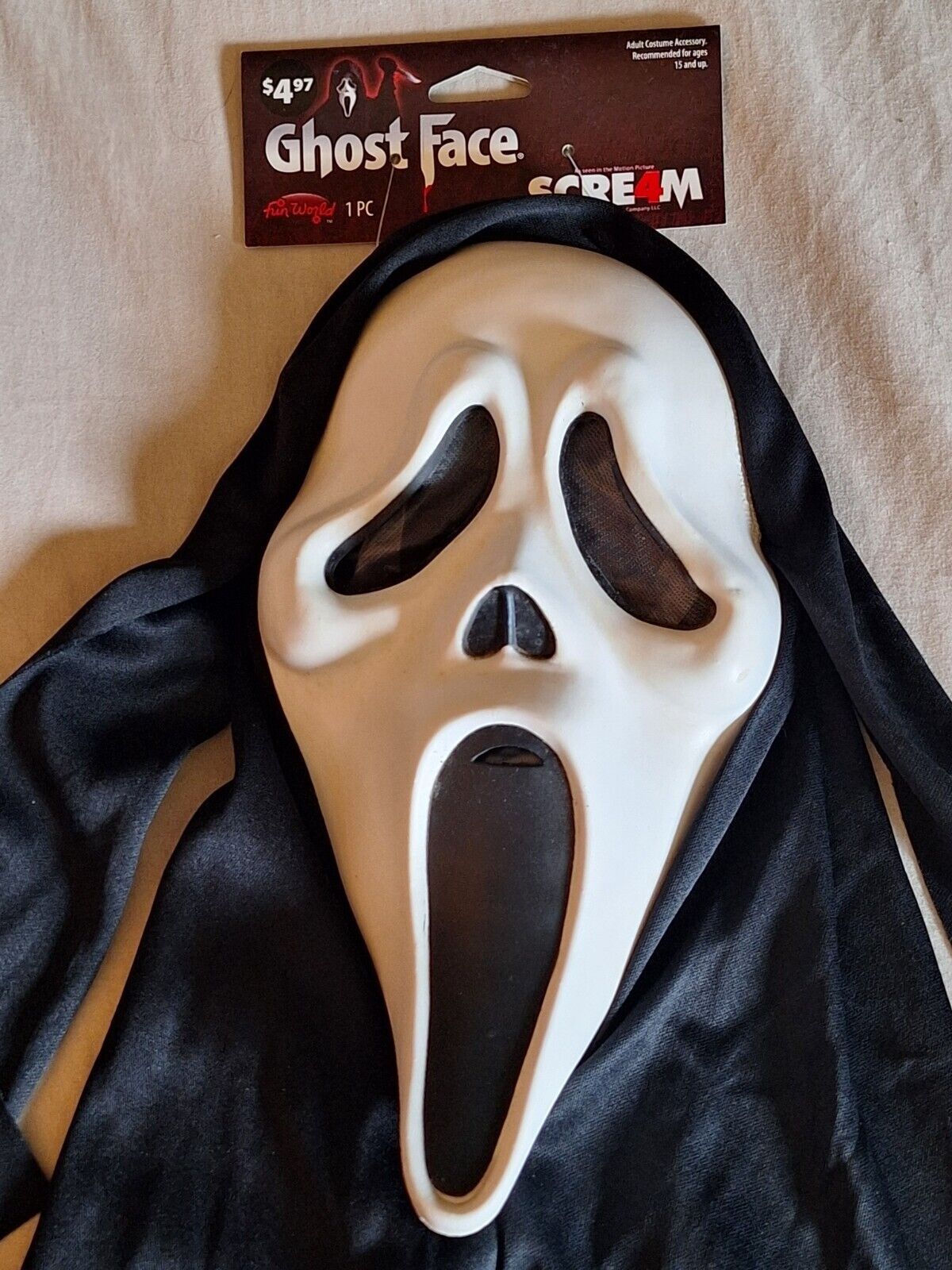 Scream 4 Ghost Face Reshoot TD Mask Tagged EU 2012 Ghostface Easter Unlimited