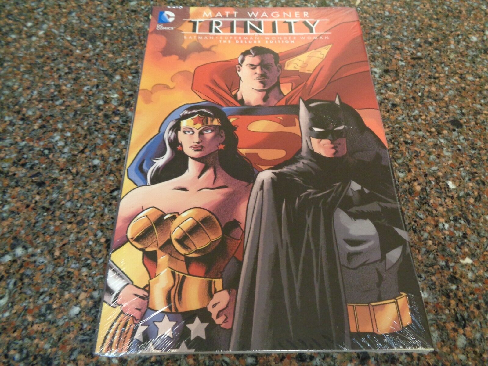 Batman Superman Wonder Woman Trinity Deluxe Edition (Hardcover, Sealed) Wagner