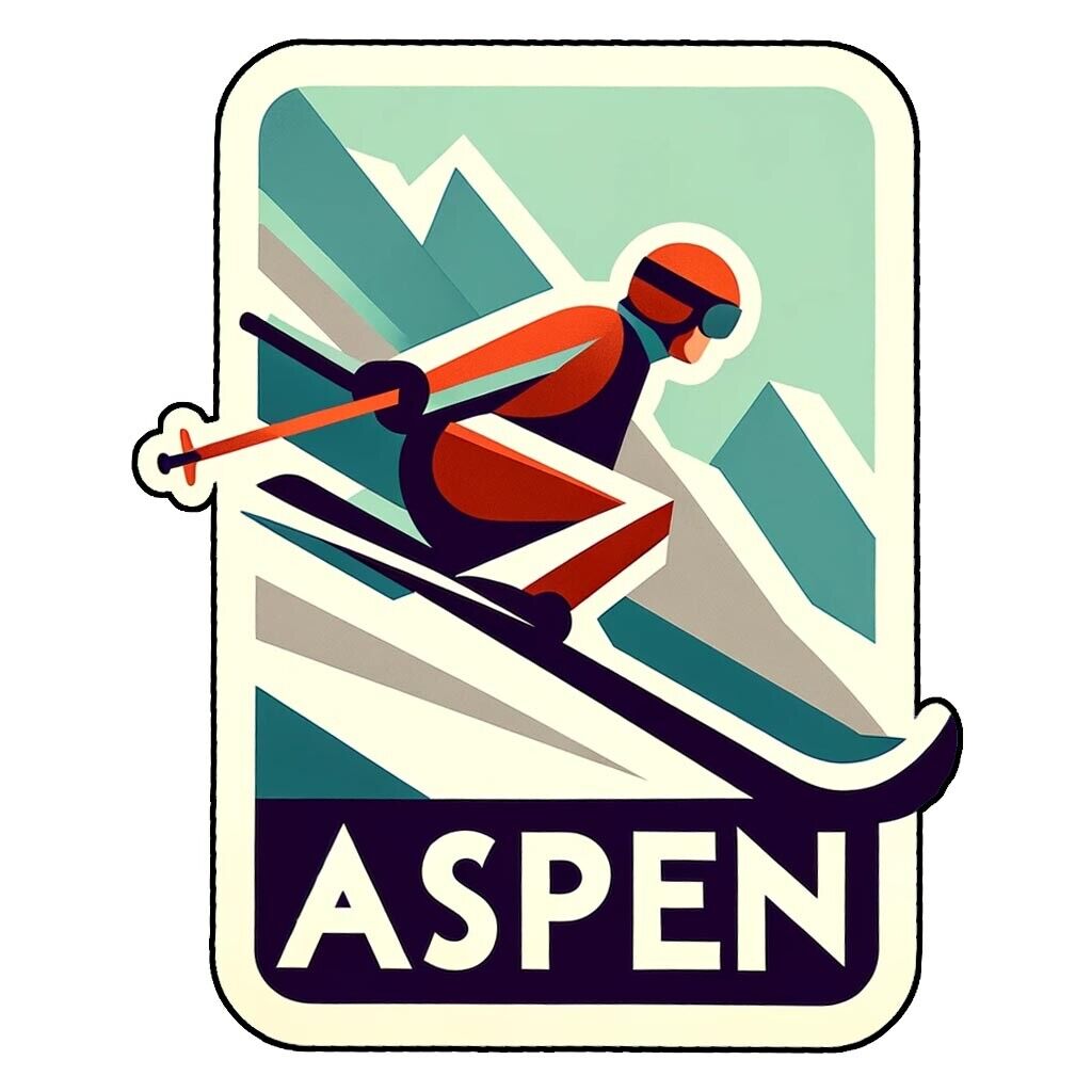 Aspen Colorado Iron on Travel Patch - Great Souvenir or Gift for travellers