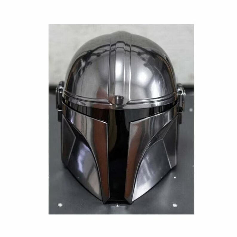 Star Wars Helmet | Mandalorian Helmet with Liner and Chin Strap | Cosplay Style