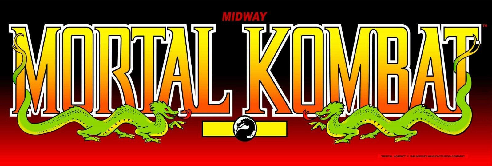 Mortal Kombat Arcade Marquee/Sign (26\