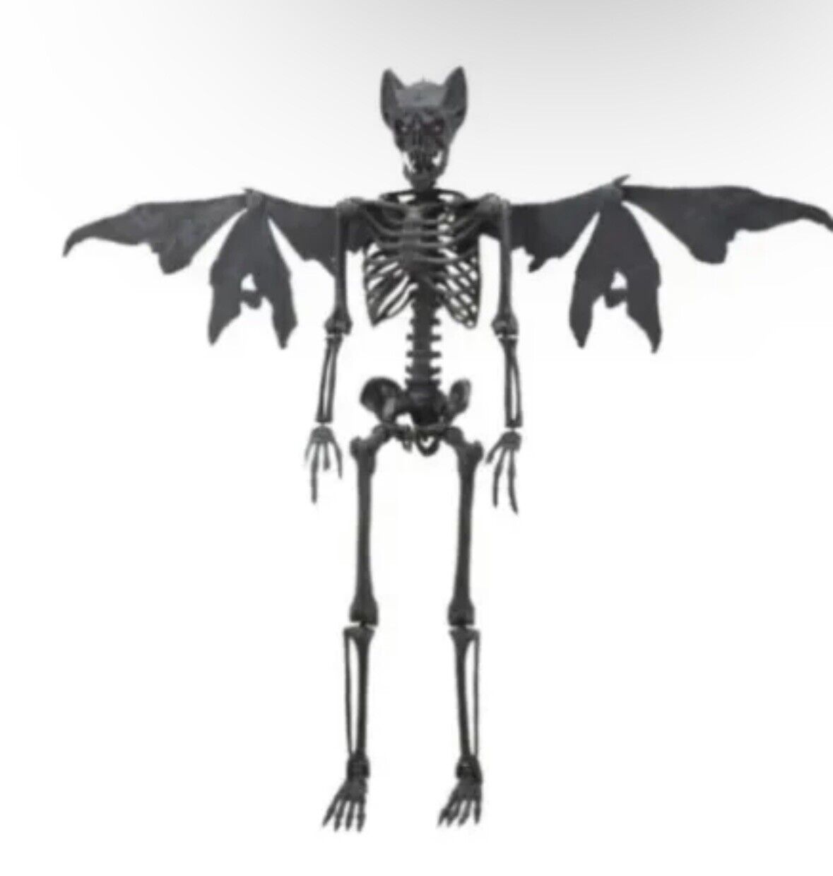 New SINGLE  5 ft. Battery Operated LED Poseable Bat Skeleton From Home Depot 