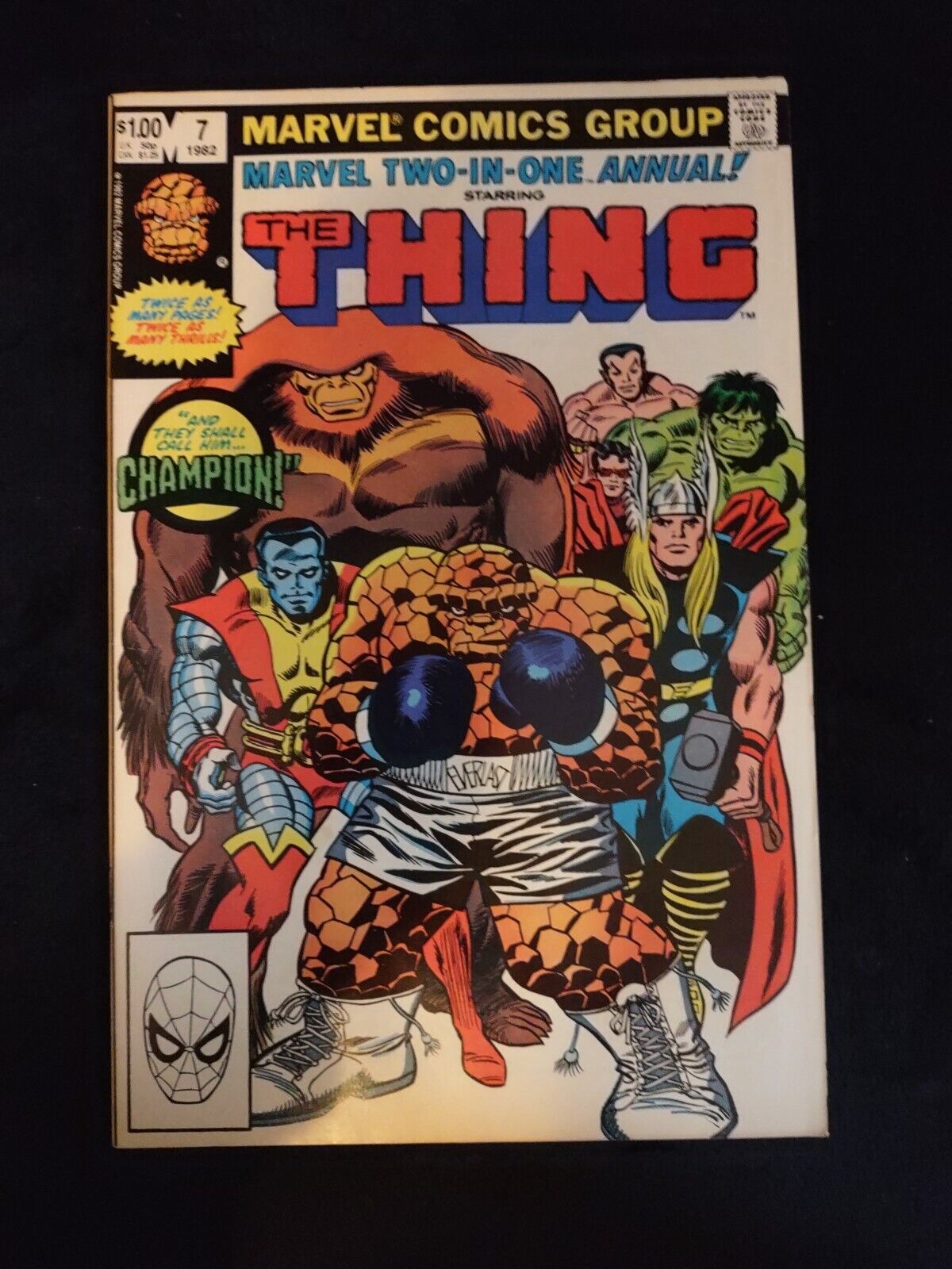 Marvel Two-In-One Annual #7-DE/Look Pics & Read/ 1st Champion/ MCU-1982.......