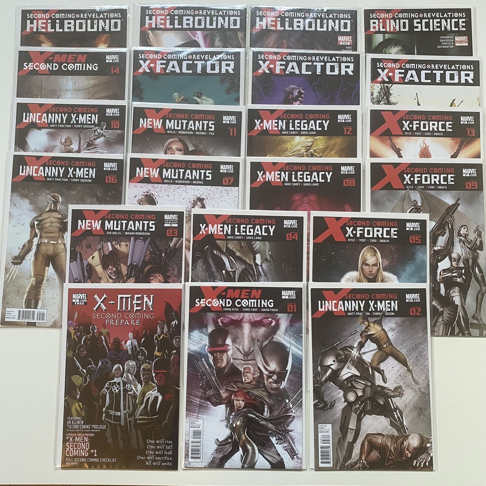 X-Men Second Coming 1 - 14 Complete Storyline 2010 Tie-Ins Revelations Lot of 22
