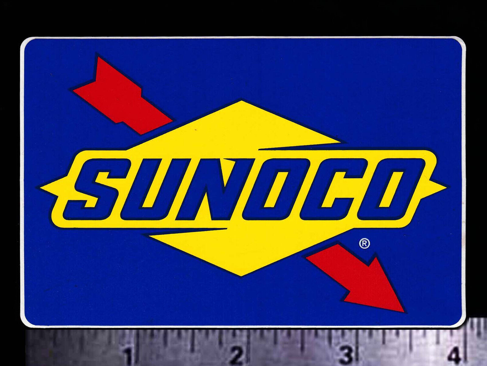 SUNOCO - Original Vintage Racing Decal/Sticker - NASCAR - 4 inch size
