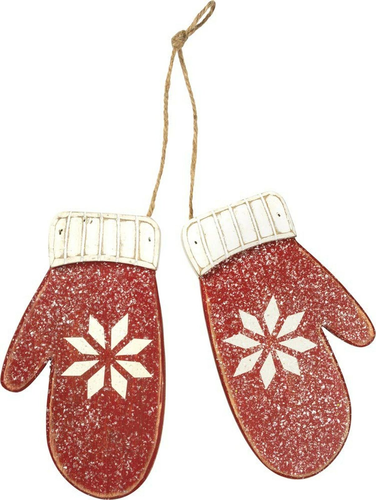 Primitive by Kathy Hand Carved Mittens - Hanging Decor