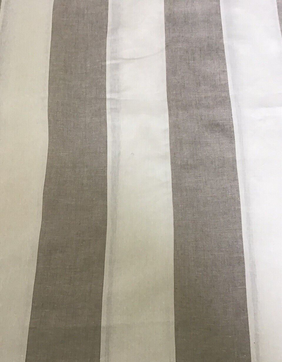 Thibaut’s Anna French Linen Stripe Natural Cream 100 “ Wide X 168 Inches Long