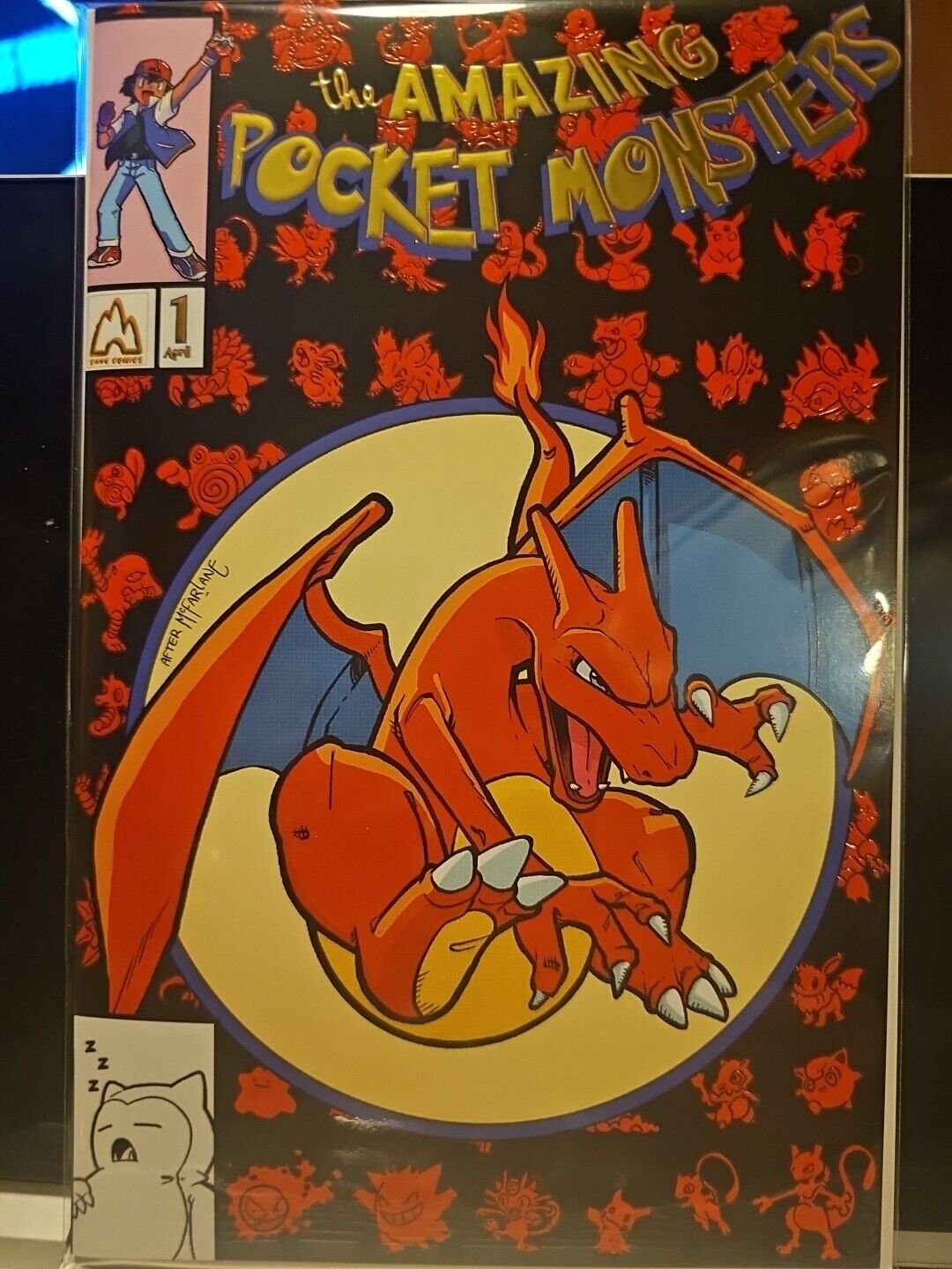 2024 C2E2 Exclusive AMAZING Pocket Monsters #1 Charizard 45/100 Collector Cave