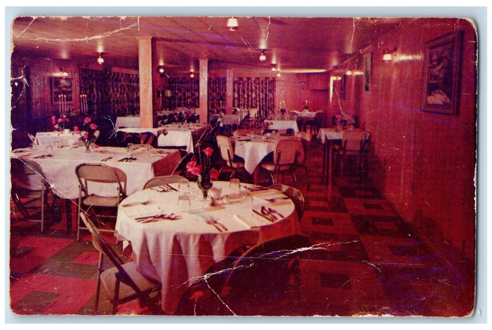 c1960's The Cove Room, Erie Beach Hotel Port Dover Ontario Canada Postcard