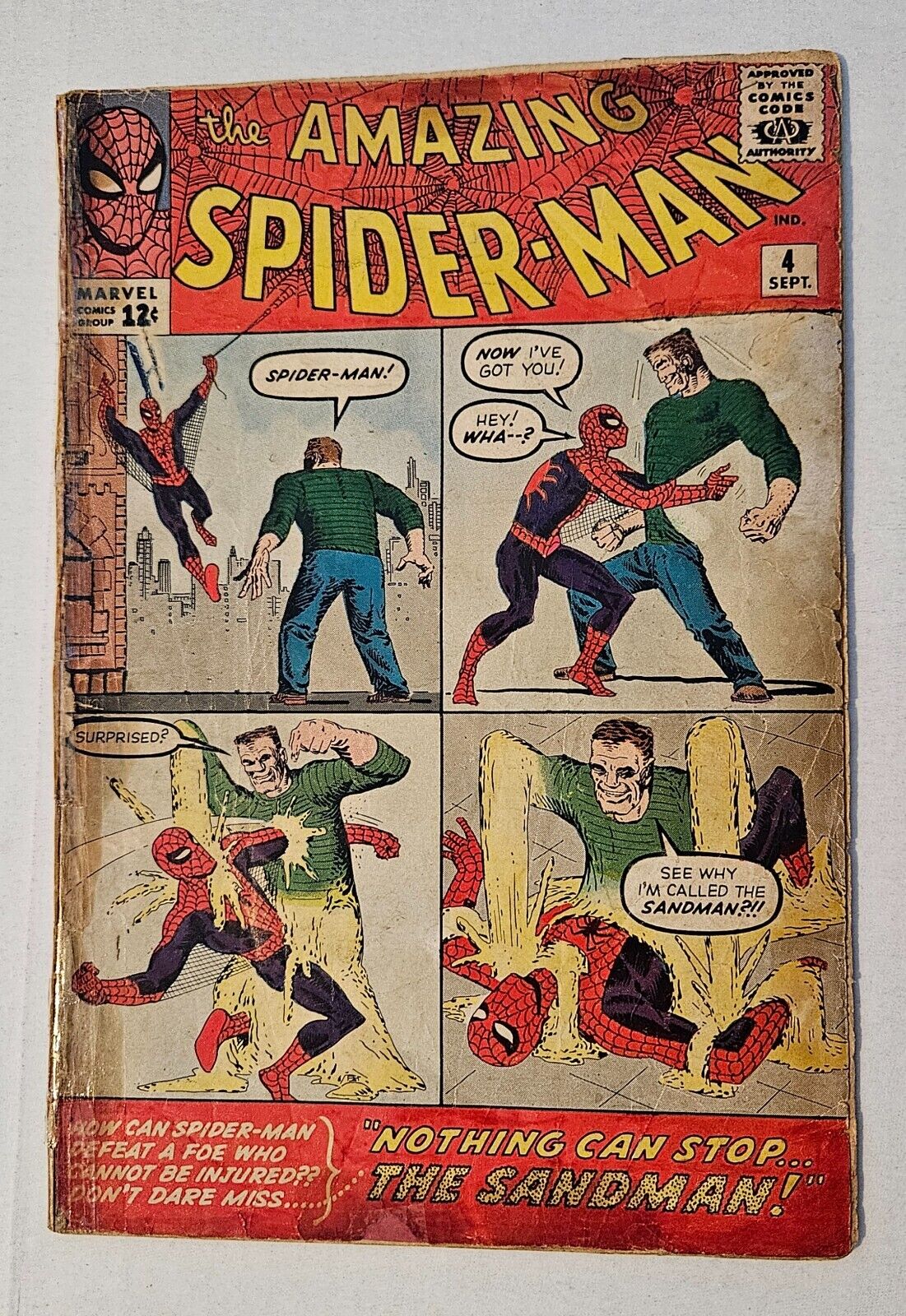 Amazing Spider-man  4 (1963) Marvel Comics 1st Appearance Of The Sandman