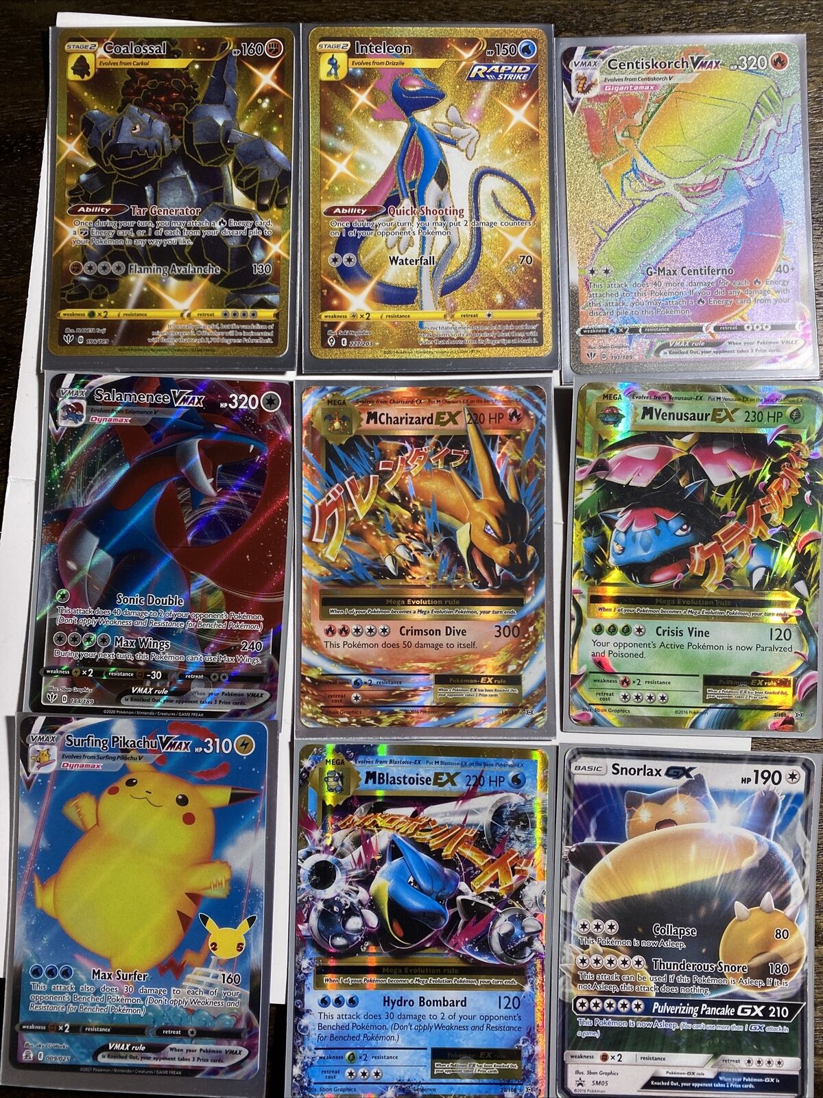 Lot of 25 Pokemon Cards ULTRA RARE GUARANTEED 100% REAL CARDS V Vmax GX Vstar