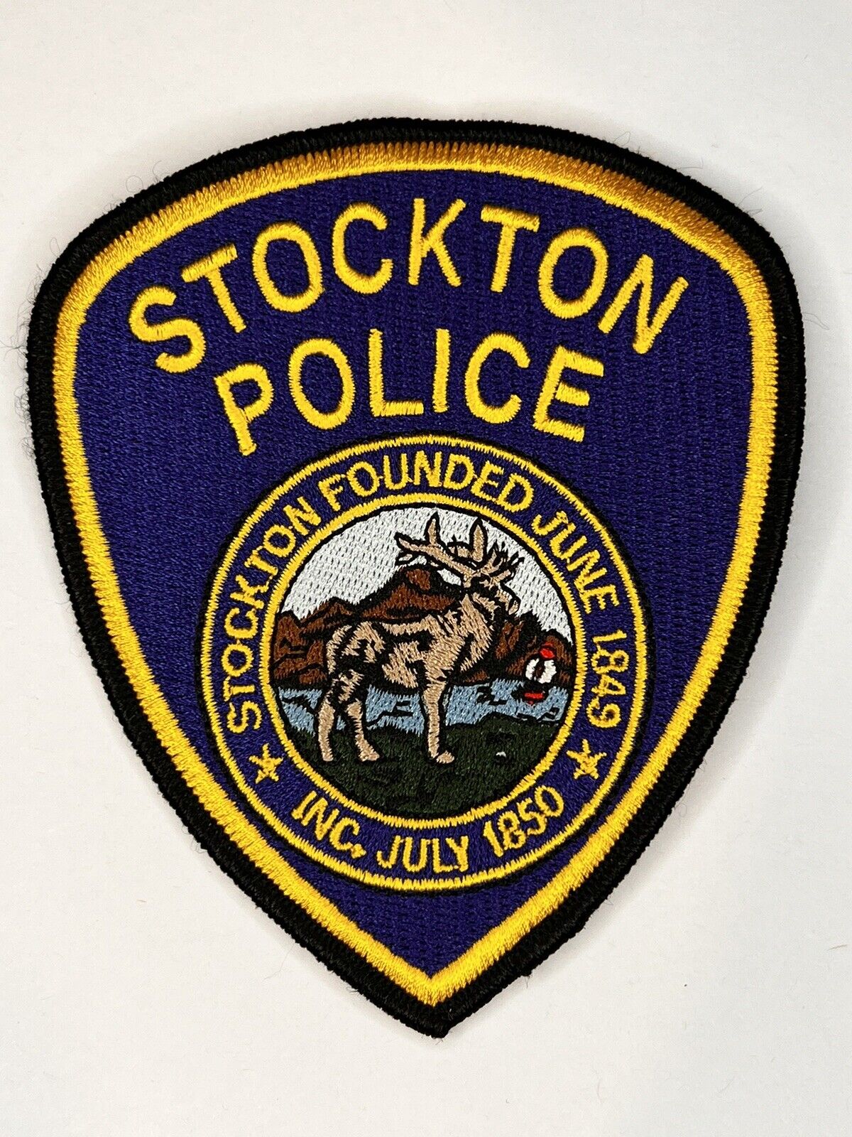Stockton California Police Department Patch