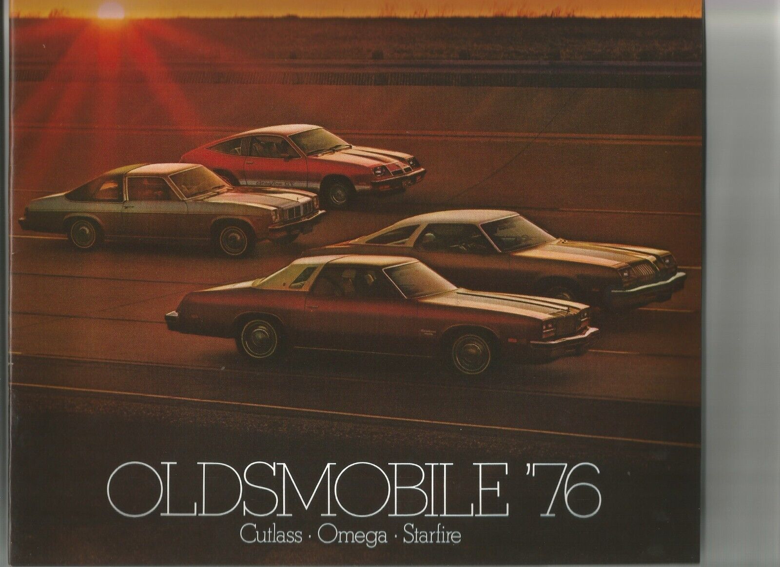 Original 1976 Oldsmobile Cutlass, Omega, and Starfire Sales Brochure, catalog