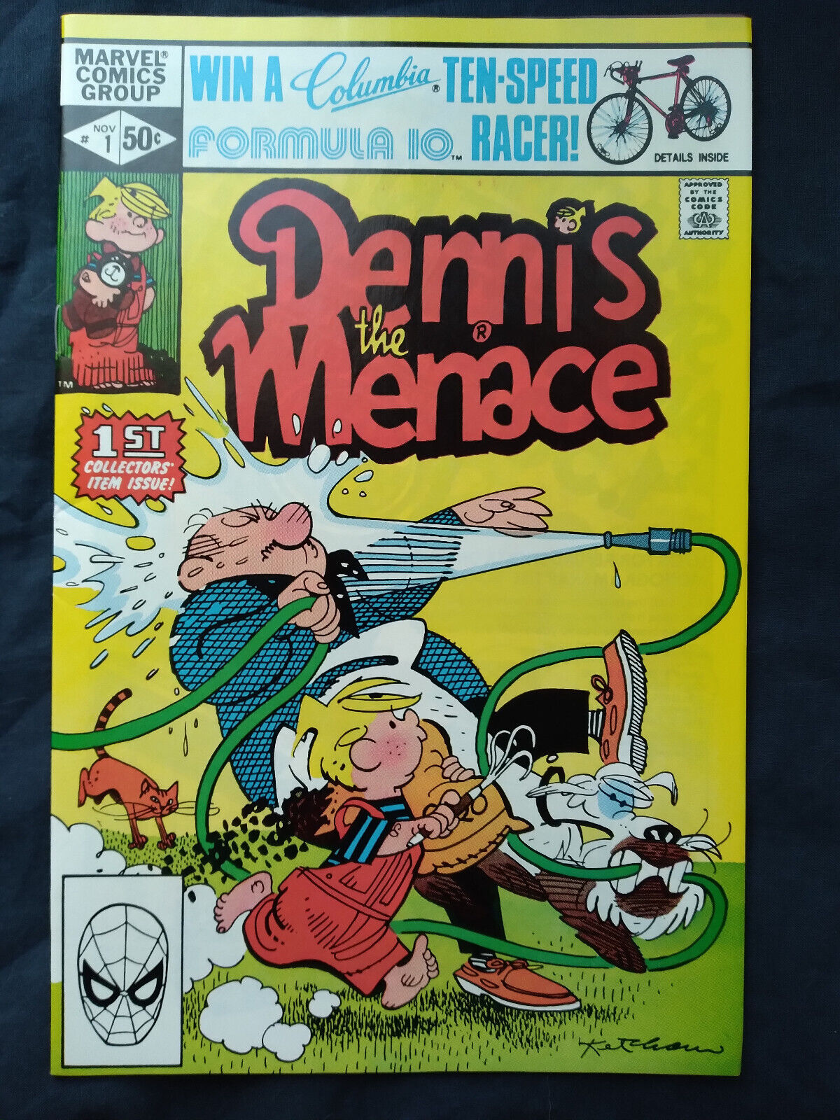 DENNIS THE MENACE #1 MARVEL COMICS 1982 UNREAD ONE OWNER NM 9.4
