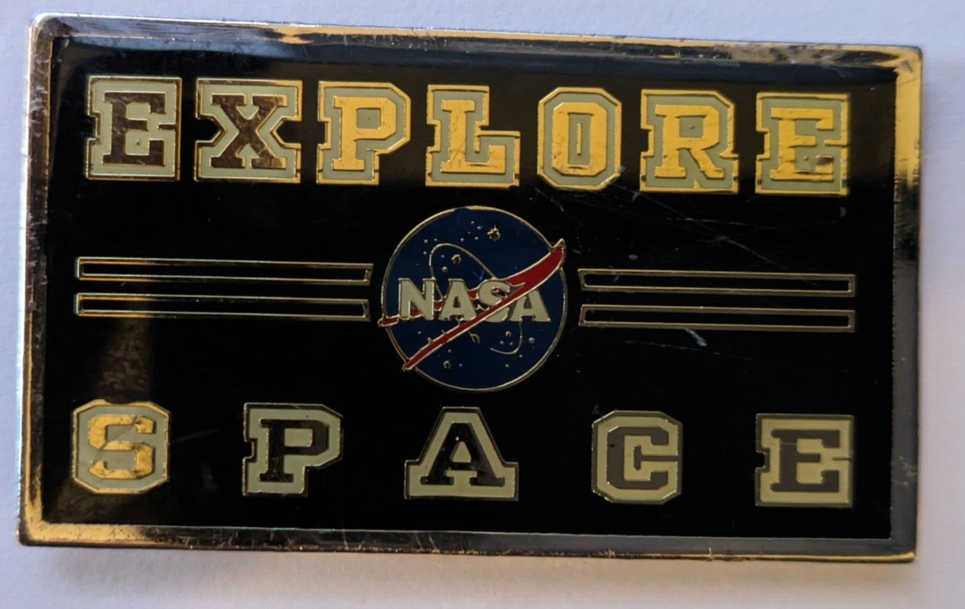 Vintage 1990s NASA Enamel Magnet \